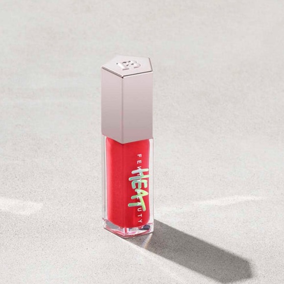 Fenty Beauty Hot Cherry GLOSS BOMB HEAT UNIVERSAL LIP LUMINIZER + PLUMPER - Picture 9 of 11